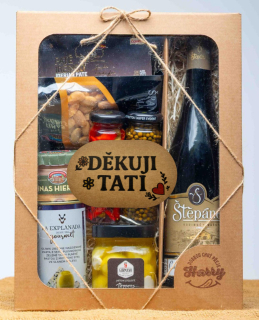 VELKÁ DÁRKOVÁ SADA s Červeným vínem děkuji tati