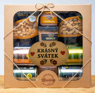 VELKÁ DÁRKOVÁ SADA OLIVY+PAŠTIKY+MANDLE krásný svátek
