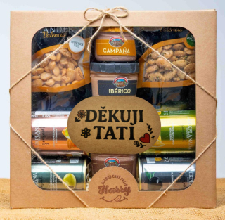 VELKÁ DÁRKOVÁ SADA OLIVY+PAŠTIKY+MANDLE děkuji tati