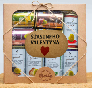 VELKÁ DÁRKOVÁ SADA 9 druhů oliv Šťastného Valentýna