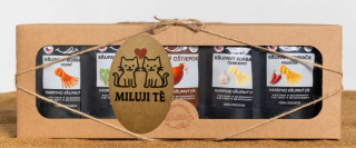 Křupavý sýr Dárková sada 5 druhů lyo korbáčiků od Bači miluji Tě