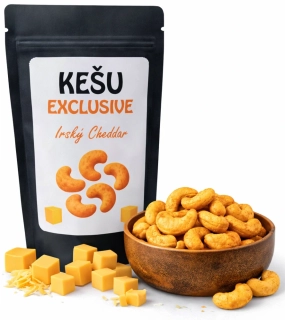 Kešu EXCLUSIVE Irský Cheddar 80g