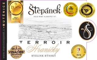 Ryzlink rýnský - Terroir suché výběr z hroznů 2023
