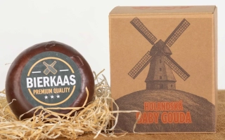 Baby gouda pivní tmavé pivo 450g v Dárkové krabičce