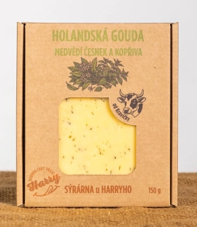 Gouda s Mědvědím česnekem v Dárkové krabičce